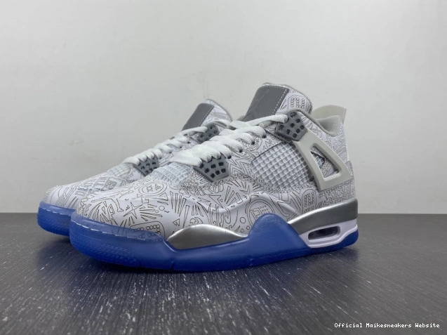Official Maikesneakers Anniversary 4 705333-105 Laser Jordan 30th Retro 0630